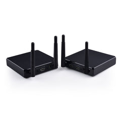 Measy FHD686 Full HD 1080P 3D 5-5.8GHz Wireless HDMI Transmitter (Transmitter + Receiver) with Display, Supports Infrared Remote Control & Wireless Same Screen Function, Transmission Distance: 200m, FHD686 with Display
