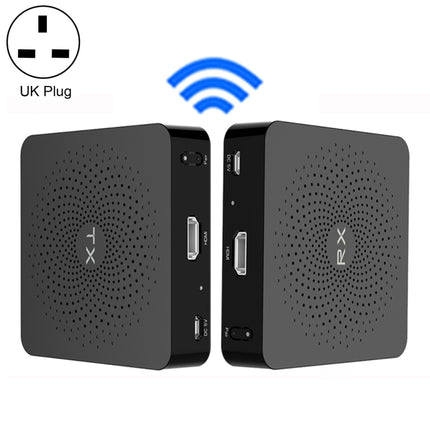 Kit de transmisión inalámbrica Measy W2H 60 GHz 4K Ultra HD, distancia de transmisión: 30 m, enchufe del Reino Unido, 4K