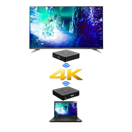 Kit de transmisión inalámbrica Measy W2H 60 GHz 4K Ultra HD, distancia de transmisión: 30 m, enchufe del Reino Unido, 4K