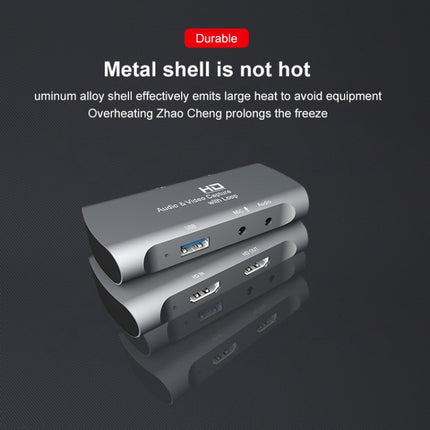 Z27 HDM Female + Mic to HDM Female USB 2.0 Video Audio Capture Box, Z27