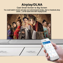 G4 Wireless WiFi Display Dongle Receiver Airplay Miracast DLNA TV Stick for iPhone, Samsung, and other Android Smartphones, Dual Core Cortex A7 up to 1.5GHz, G4