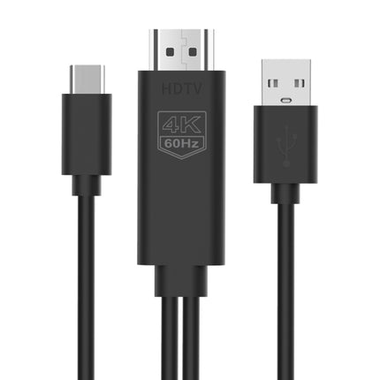 UC502 USB-C / Type-C 4K 60Hz HDTV Plastic Cable, UC502