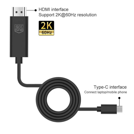 UC506 USB-C / Type-C to HDMI 2K 60Hz HDTV Cable, UC506
