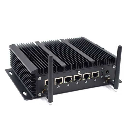 HYSTOU P09-6L Windows / Linux System Mini PC, Intel Celeron 3865U 2 Core 2 Threads up to 1.80GHz, Support mSATA, 4GB RAM DDR3 + 128GB SSD, 4GB RAM 128GB SSD