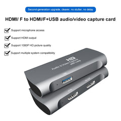 Z27A HDMI Female to HDMI Female USB Video Audio Capture Box, Z27A