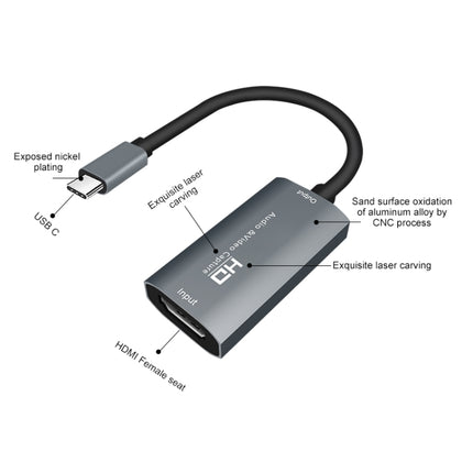 Z29A HDMI-Buchse auf USB-C/Typ-C-Stecker Video-Audio-Capture-Box, Z29A