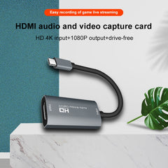 Z29A HDMI Female to USB-C / Type-C Male Video Audio Capture Box, Z29A