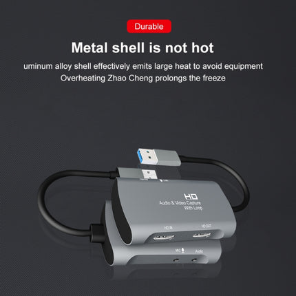 Z30 HDMI Female + Mic to HDMI Female + Audio + USB 2.0 Video Capture Box, Z30