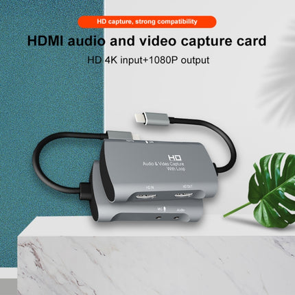 Z30A HDMI Female + Mic to HDMI Female + Audio + USB-C / Type-C Video Capture Box, Z30A
