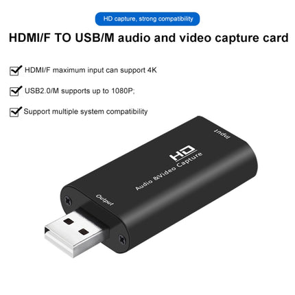 Z32 HDMI Female to HDMI Female Audio Video Capture Adapter Box, Z32