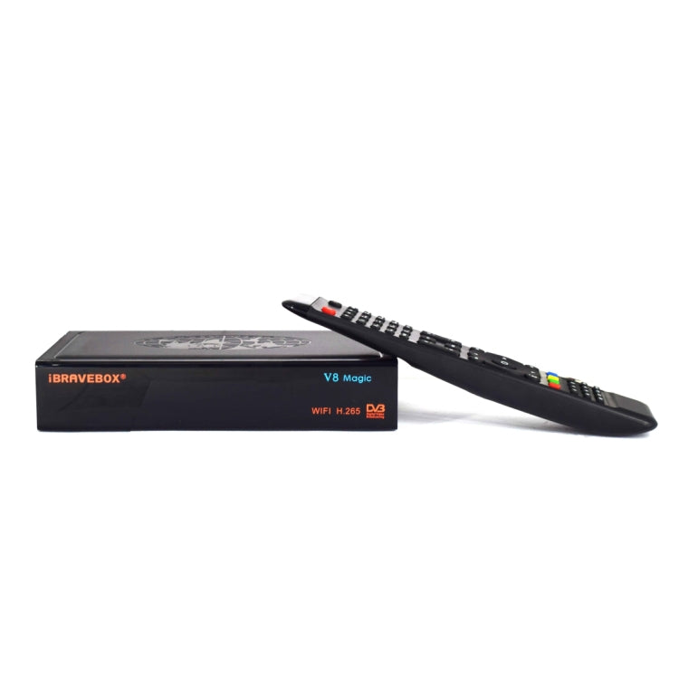 iBRAVEBOX V8 MAGIC Digital Satellite Signal Finder Meter, Support H.265+DVB-S/S2 & IPTV, UK Plug, AU Plug, EU Plug