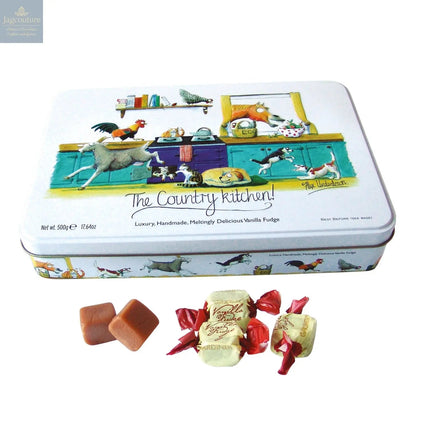 The Country Kitchen tin of vanilla fudge