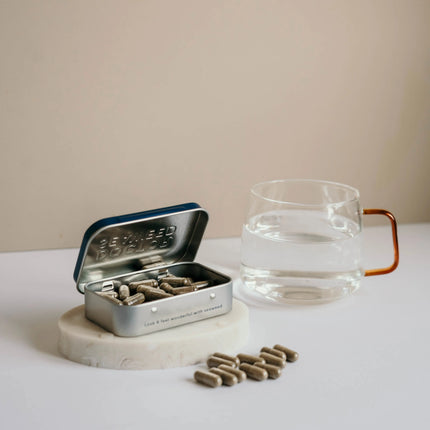 Refillable Supplement Tin