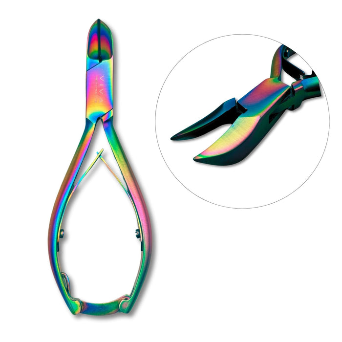 14cm Titanium Nail Nipper Concave Blades