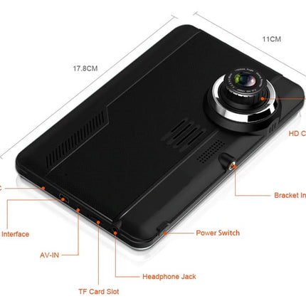7" CMNAV 360 Camper (without Live Traffic) - Built-in FullHD Dashcam, Android, Wi-Fi