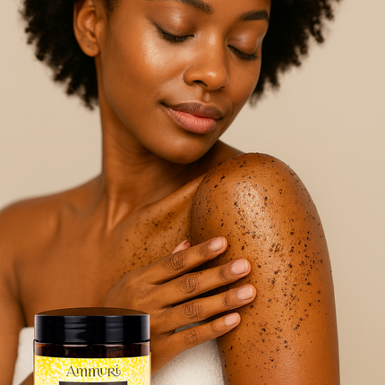 Organic Arabica Coffee Scrub Face Mask for Exfoliation & Glow | Ammuri