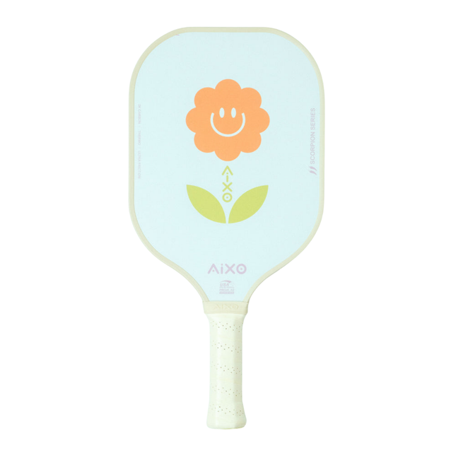 Aixo P11A Scorpion Series Supernature 3K Raw Carbon Pickleball Paddle