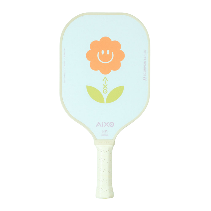 Aixo P11A Scorpion Series Supernature 3K Raw Carbon Pickleball Paddle