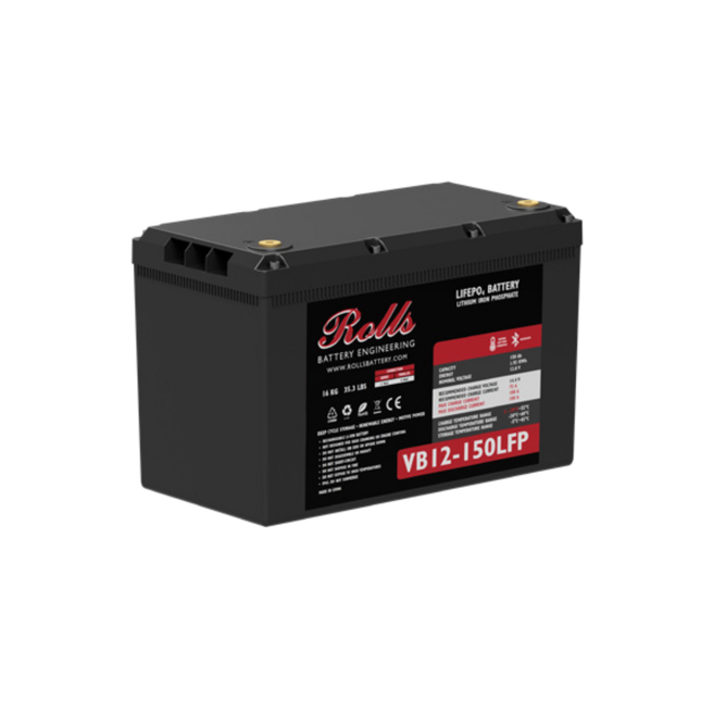 Rolls VB12-150LFP - 150Ah Lithium Leisure Battery