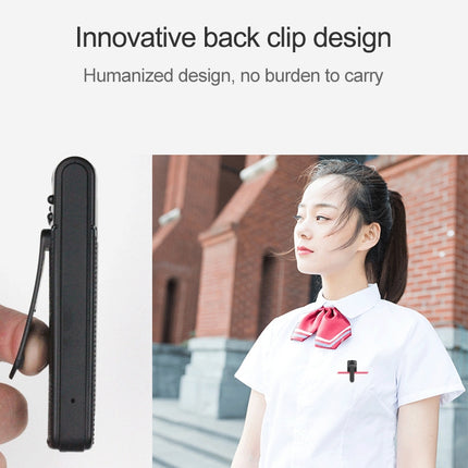 B18 Back Clip Design 1080P HD Camera Recording Pen, Support Motion Detection / Infrared Night Vision /180 Degrees Rotation Camera / TF Card