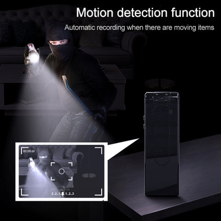 B19 Back Clip Design 1080P HD Camera Video Recorder, Support Motion Detection / Infrared Night Vision /180 Degrees Rotation Camera / TF Card / OTG