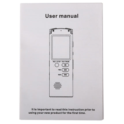 VM113 Portable Audio Voice Recorder, 8GB, Support Music Playback / LINE-IN & Telephone Recording