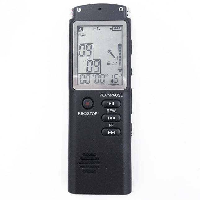 T60 Monochrome Screen HD Noise Reduction Digital Voice Recorder, 16G, Support MP3 / WAV Format