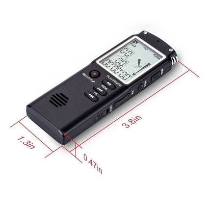 T60 Monochrome Screen HD Noise Reduction Digital Voice Recorder, 32G, Support MP3 / WAV Format