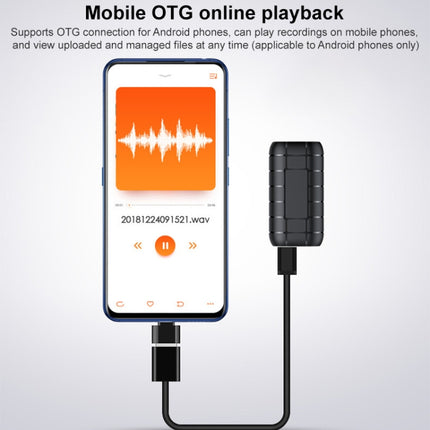 B800 Back Clip HD Sound Lossless Voice Recorder, B800