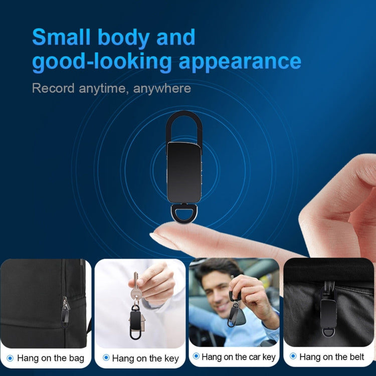 S20 16GB Keychain HD Noise Reduction Portable Recording Pen, 16GB