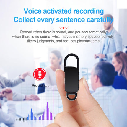 S20 16GB Keychain HD Noise Reduction Portable Recording Pen