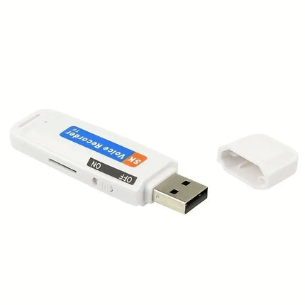 SK001 Grabadora de voz USB portátil recargable con disco U, sin memoria, sin memoria