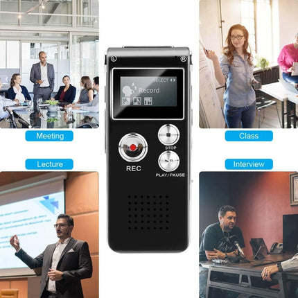 SK012 32GB Smart Noise Reduction HD Voice Recording Pen, Black 32GB