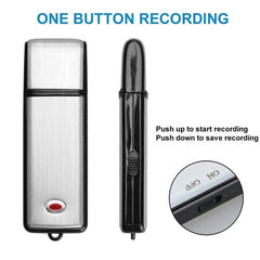 SK858 16GB Rechargeable Portable U-Disk Meeting Voice Recorder, 16GB