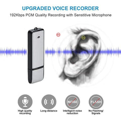 SK858 16GB Rechargeable Portable U-Disk Meeting Voice Recorder, 16GB