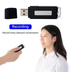 SK868 64GB Rechargeable Portable U-Disk Voice Recorder, 64GB