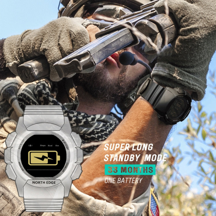 NORTH EDGE AK Bluetooth Multi-function Smart Watch with LED Backlit, Support Incoming Call Reminder, Smart Stopwatch, Information Reminder