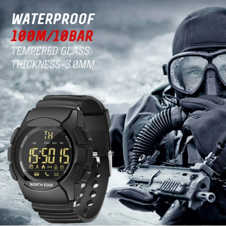 NORTH EDGE AK Bluetooth Multi-function Smart Watch with LED Backlit, Support Incoming Call Reminder, Smart Stopwatch, Information Reminder