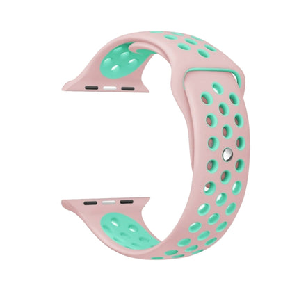 For Apple Watch Series 10 42mm / 9&8&7 41mm / SE 3&SE 2&6&SE&5&4 40mm / 3&2&1 38mm Fashionable Classical Silicone Sport Watch Band(Grey White), WA1230A, WA1230B, WA1230BG, WA1230BH, WA1230BL, WA1230BM, WA1230BR, WA1230BY, WA1230C, WA1230D, WA1230DW    ...