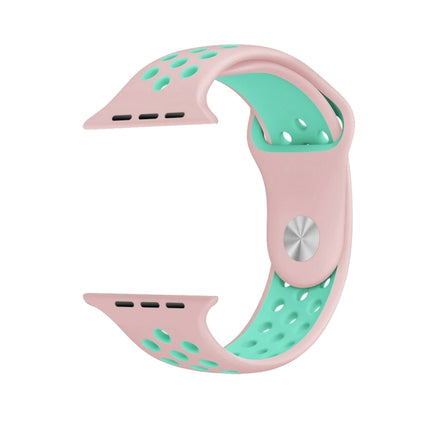 For Apple Watch Series 10 42mm / 9&8&7 41mm / SE 3&SE 2&6&SE&5&4 40mm / 3&2&1 38mm Fashionable Classical Silicone Sport Watch Band(Grey White), WA1230A, WA1230B, WA1230BG, WA1230BH, WA1230BL, WA1230BM, WA1230BR, WA1230BY, WA1230C, WA1230D, WA1230DW    ...