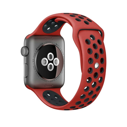 For Apple Watch Series 10 42mm / 9&8&7 41mm / SE 3&SE 2&6&SE&5&4 40mm / 3&2&1 38mm Fashionable Classical Silicone Sport Watch Band(Grey White), WA1230A, WA1230B, WA1230BG, WA1230BH, WA1230BL, WA1230BM, WA1230BR, WA1230BY, WA1230C, WA1230D, WA1230DW    ...
