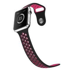 For Apple Watch Ultra 49mm&Watch Ultra 2 49mm / Series 10 46mm / 9&8&7 45mm / SE 3&SE 2&6&SE&5&4 44mm / 3&2&1 42mm Fashionable Classical Silicone Sport Watch Band(Grey Yellow)
