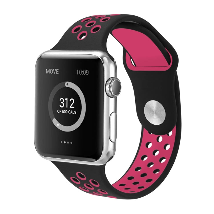 For Apple Watch Ultra 49mm&Watch Ultra 2 49mm / Series 10 46mm / 9&8&7 45mm / SE 3&SE 2&6&SE&5&4 44mm / 3&2&1 42mm Fashionable Classical Silicone Sport Watch Band(Grey Yellow)