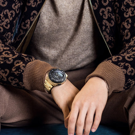 SKMEI 1370 Multifunctional Men Outdoor Sports Noctilucent Waterproof Stainless Steel Digital Wrist Watch, SKMEI 1370