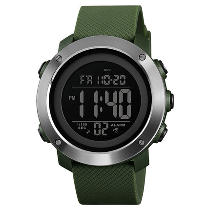 SKMEI 1416 Multifunctional Outdoor Fashion Noctilucent Waterproof Steel Ring Digital Watch, Steel Ring, 1416 Steel Ring