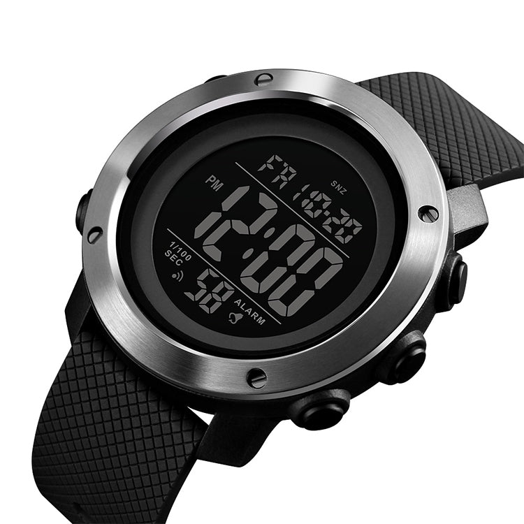 SKMEI 1416 Multifunctional Outdoor Fashion Noctilucent Waterproof Steel Ring Digital Watch, Steel Ring, 1416 Steel Ring