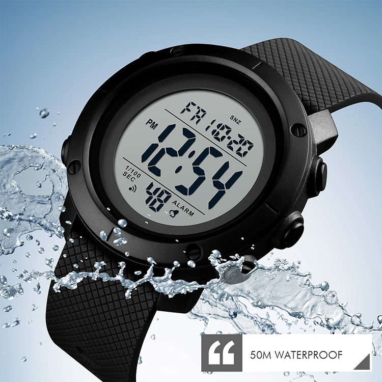 SKMEI 1416 Multifunctional Outdoor Fashion Noctilucent Waterproof Steel Ring Digital Watch, Steel Ring, 1416 Steel Ring