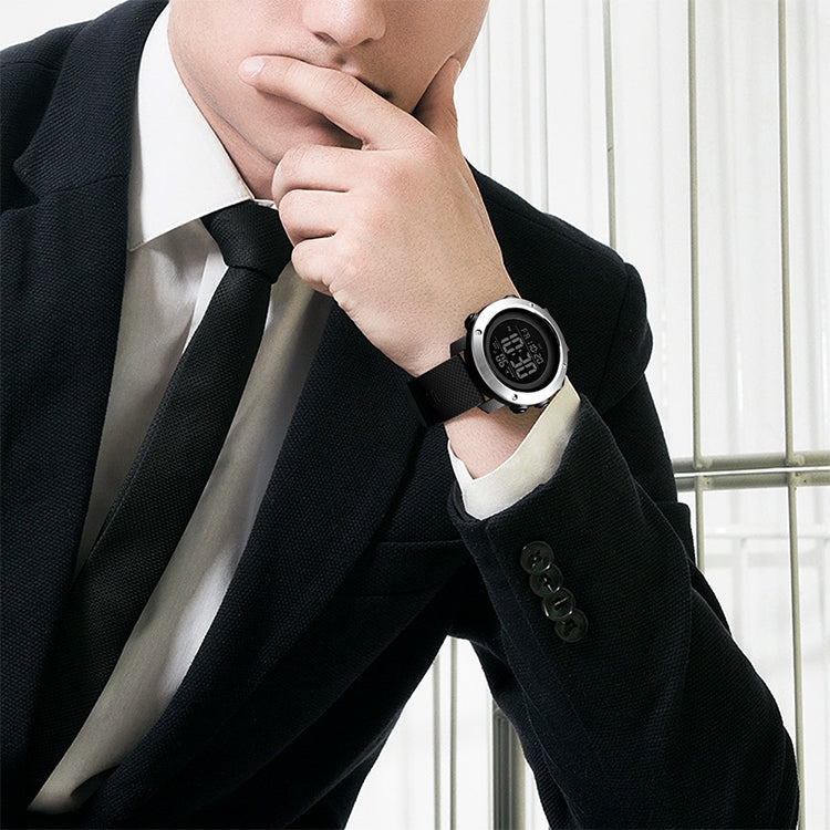 SKMEI 1416 Multifunctional Outdoor Fashion Noctilucent Waterproof Steel Ring Digital Watch, Steel Ring, 1416 Steel Ring
