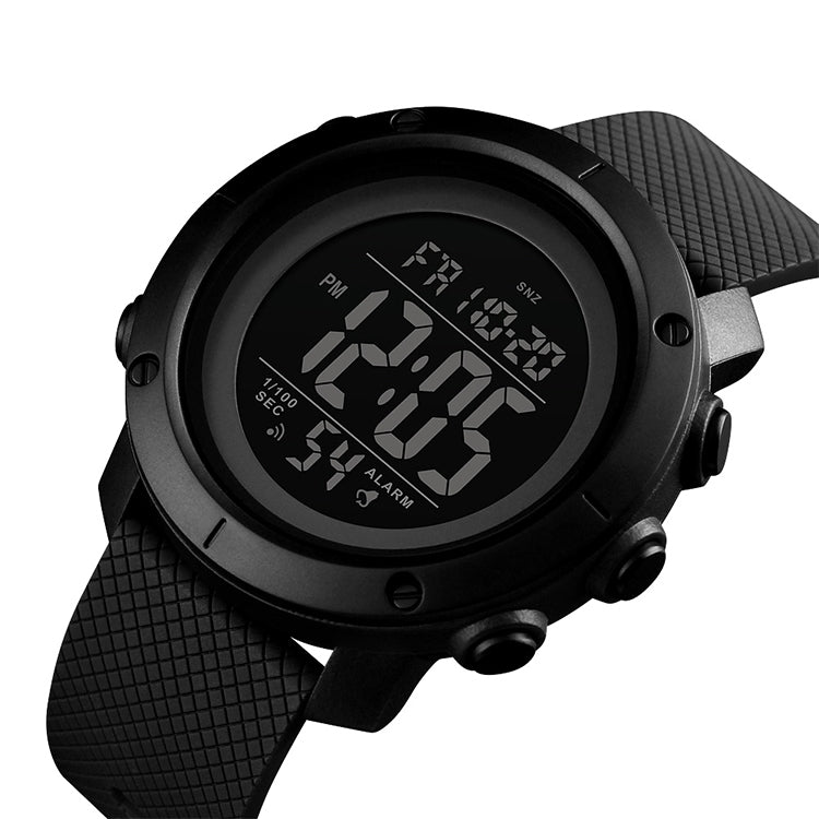SKMEI 1426 Multifunctional Outdoor Fashion Noctilucent Waterproof Black Machine Rubber Ring Digital Watch, Black Machine Rubber Ring, 1426 Black Machine Rubber Ring