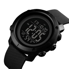 SKMEI 1426 Multifunctional Outdoor Fashion Noctilucent Waterproof Black Machine Rubber Ring Digital Watch, Black Machine Rubber Ring, 1426 Black Machine Rubber Ring